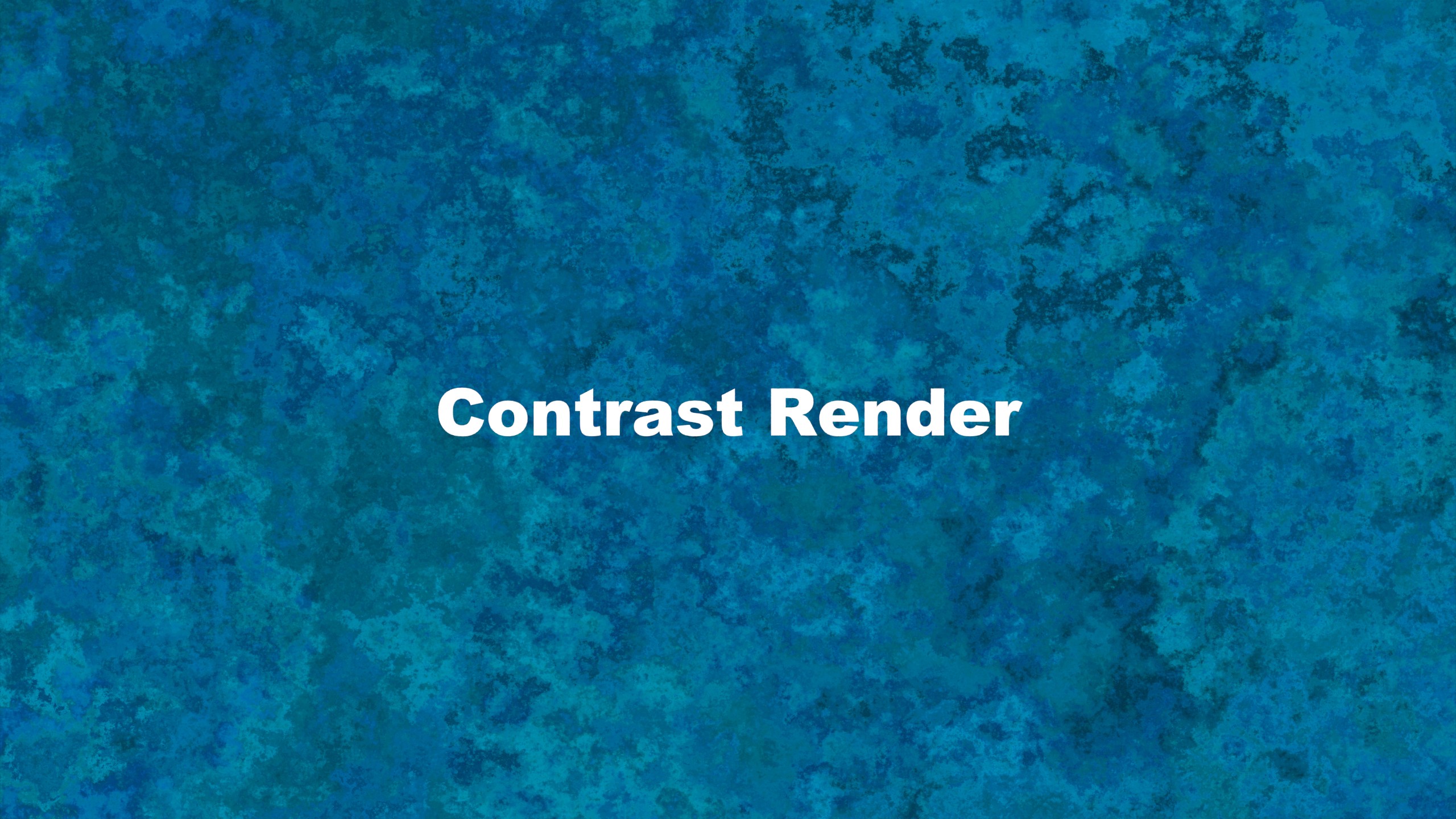 Contrast Render Banner